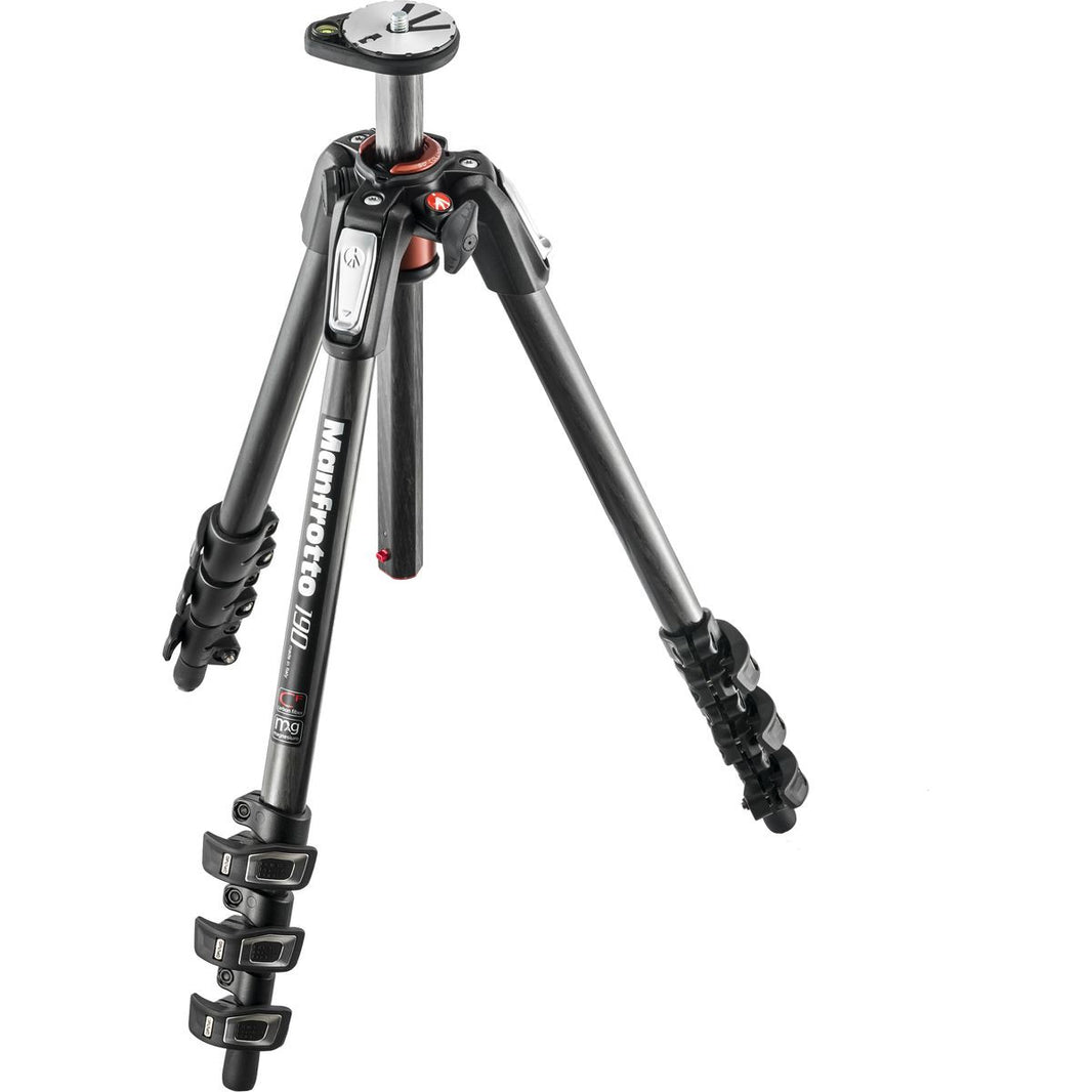 Manfrotto 190 cf tripod 4-s horiz. Col