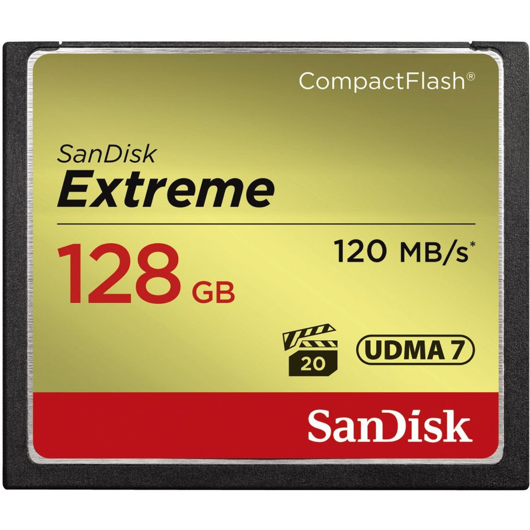 SanDisk CF Extreme 128GB 120MB/s 85MB Write UDMA 7