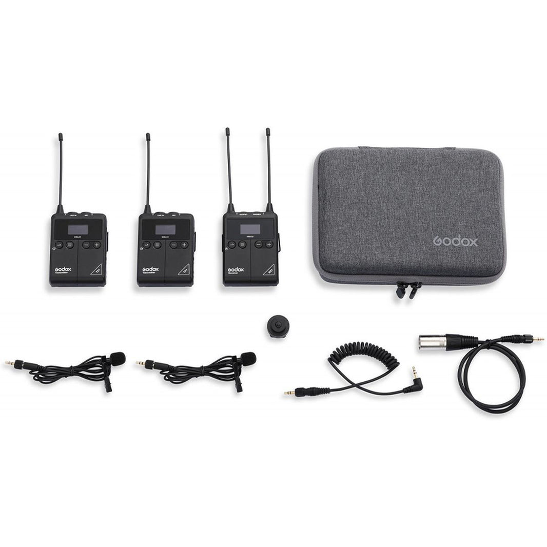 Godox Uhf Wireless & Lavalier Microphone Double Kit
