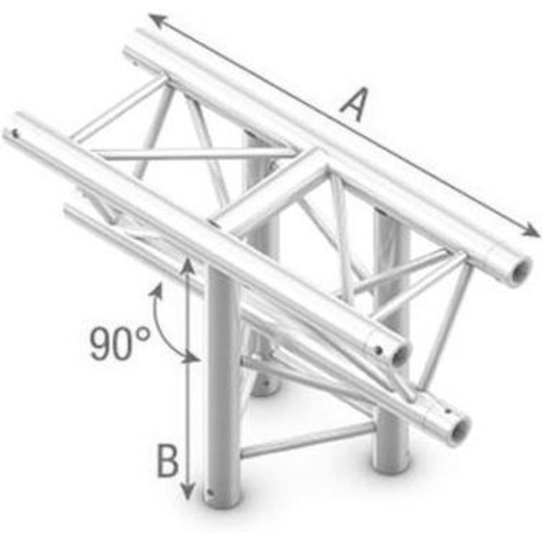StudioKing Truss T-BAR Vertical 3 Way Apex Down