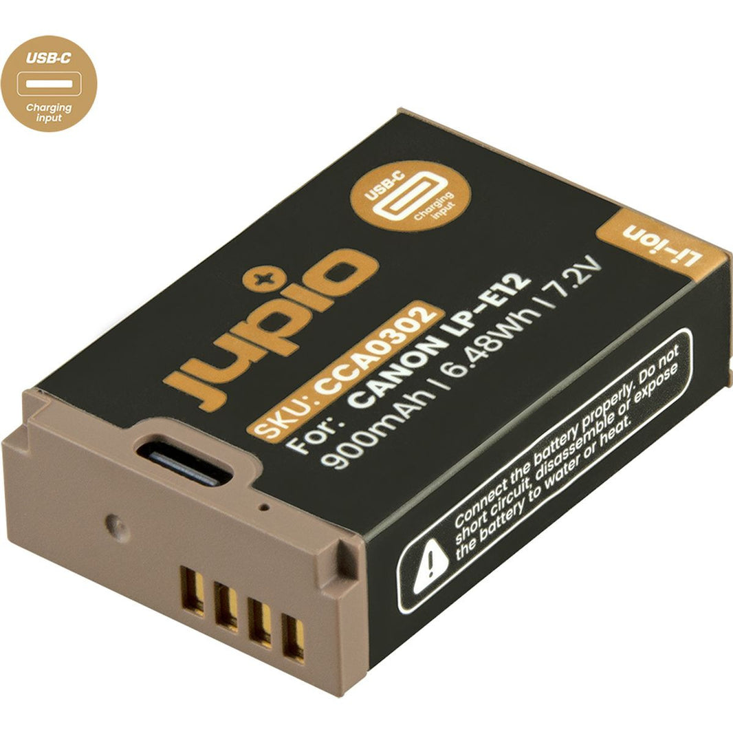 Jupio LP-E12 Ultra C (USB-C Input) 900mAh