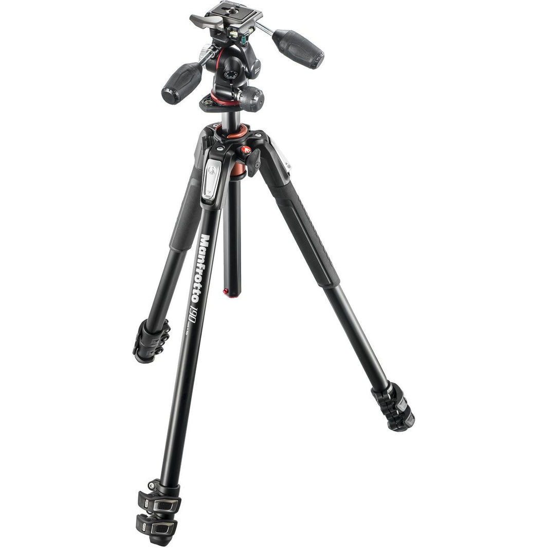 Manfrotto 190 Alu 3 Section Kit 3W Head