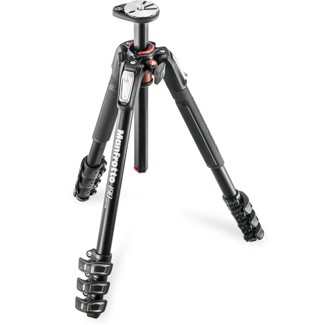 Manfrotto 190 Alu Tripod 4-S Horiz Col