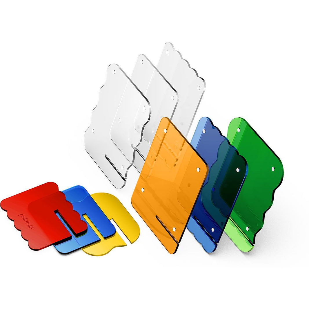 Polaroid Acrylic Coloured Photo Frames - 3 Pack