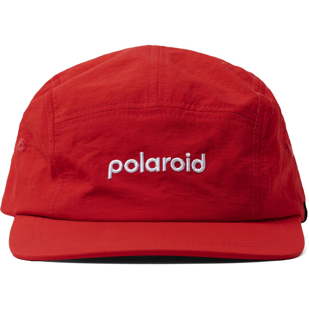Polaroid 5 Panel Cap - Red