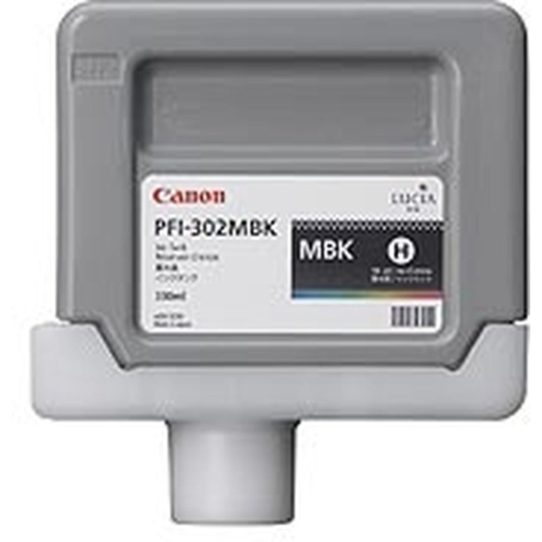 Canon PFI-302MBK Ink Cartridge Matt Black Standard Capacity 33
