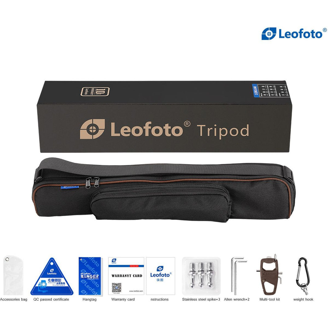 Leofoto LS-284CEX+BV-10 CNC Tripod w/ Leveling Base
