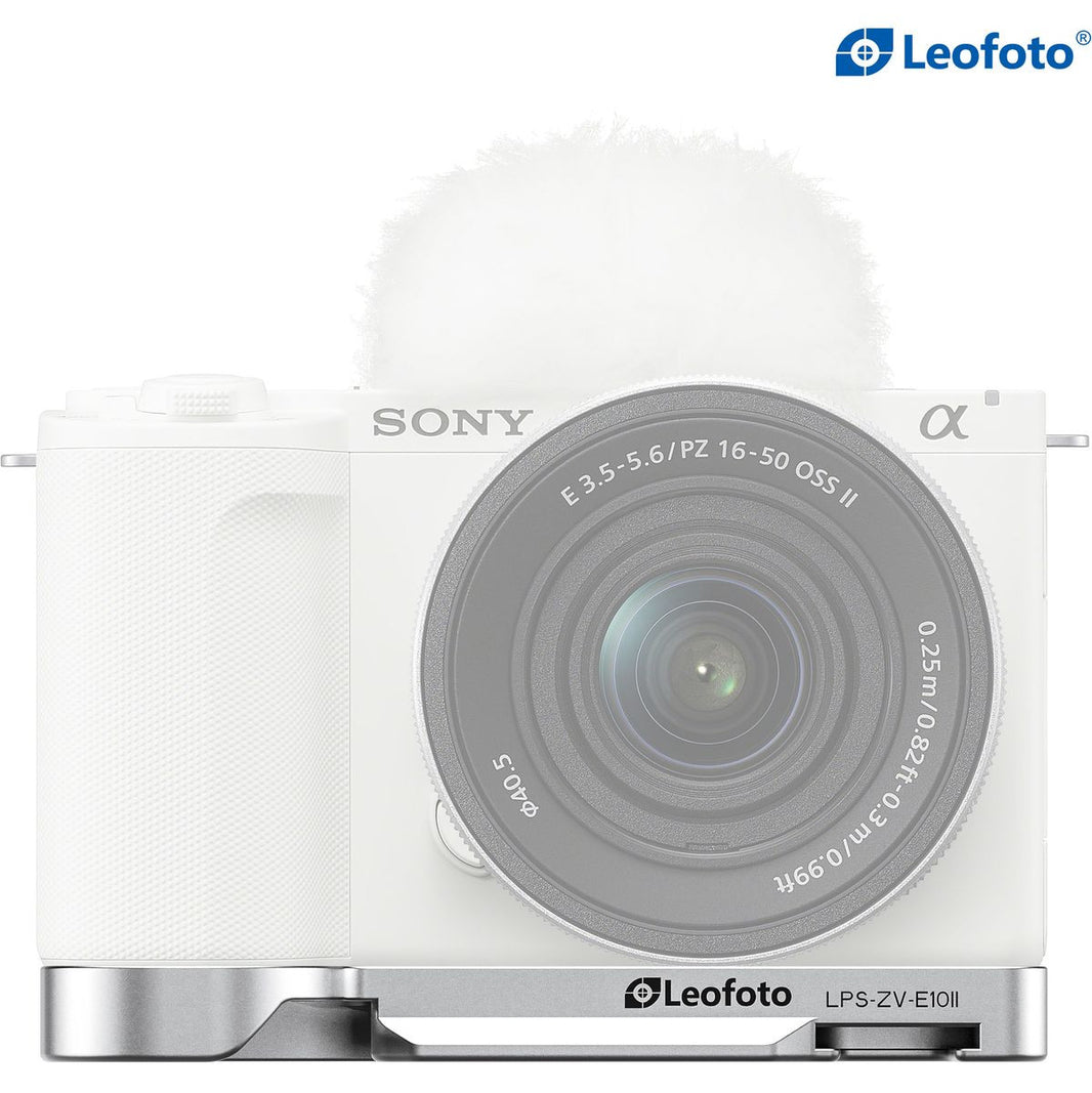 Leofoto LPS-ZV-E10II Silver L Plate For Sony ZV-E10II