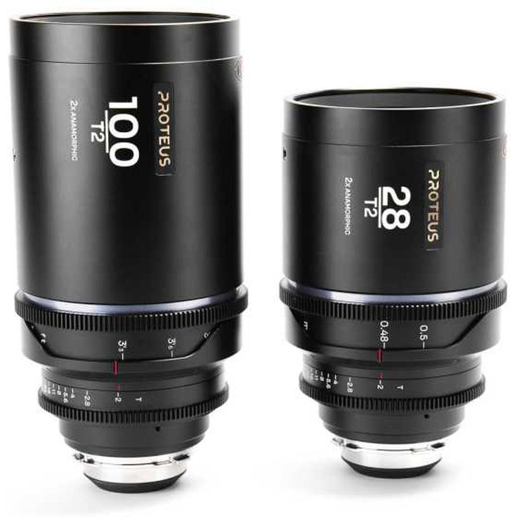 Laowa Proteus 2-LENS Bundle (28mm 100mm) - Silver (Meters) (Lao-28100p-S-PL)