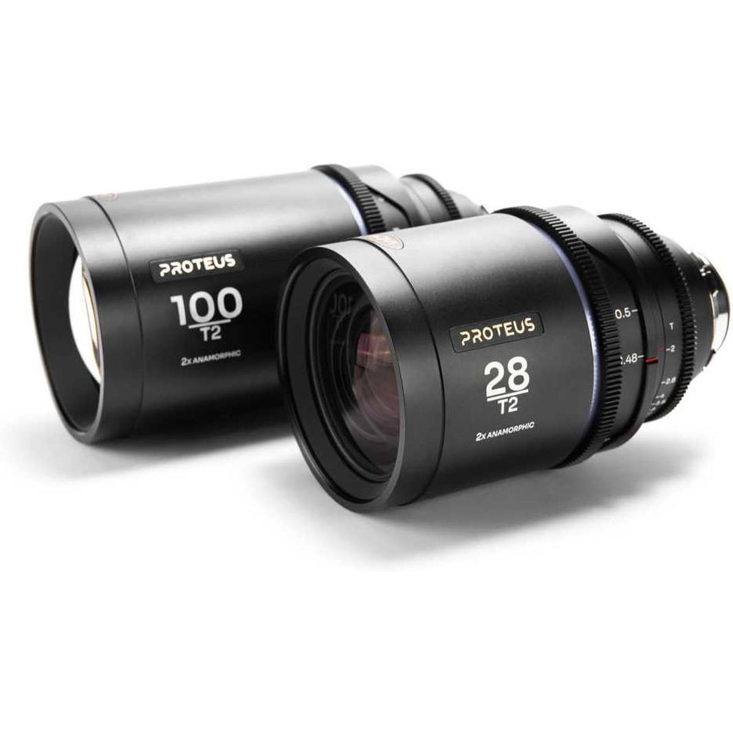 Laowa Proteus 2-LENS Bundle (28mm 100mm) - Amber (Meters) (Lao-28100p-A-PL)