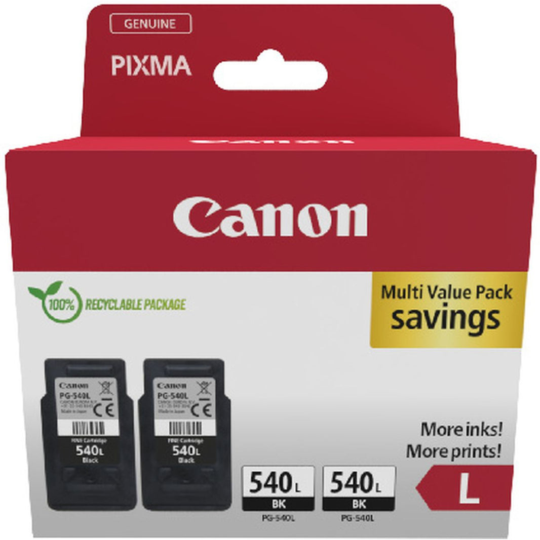 Canon PG-540L BL Eur Sec Black L Ink Cartridge