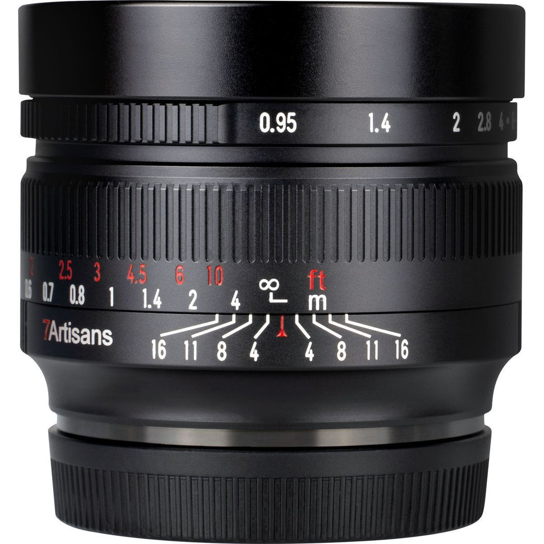 7Artisans 50mm f/0.95 Sony E Mount | APS-C Black