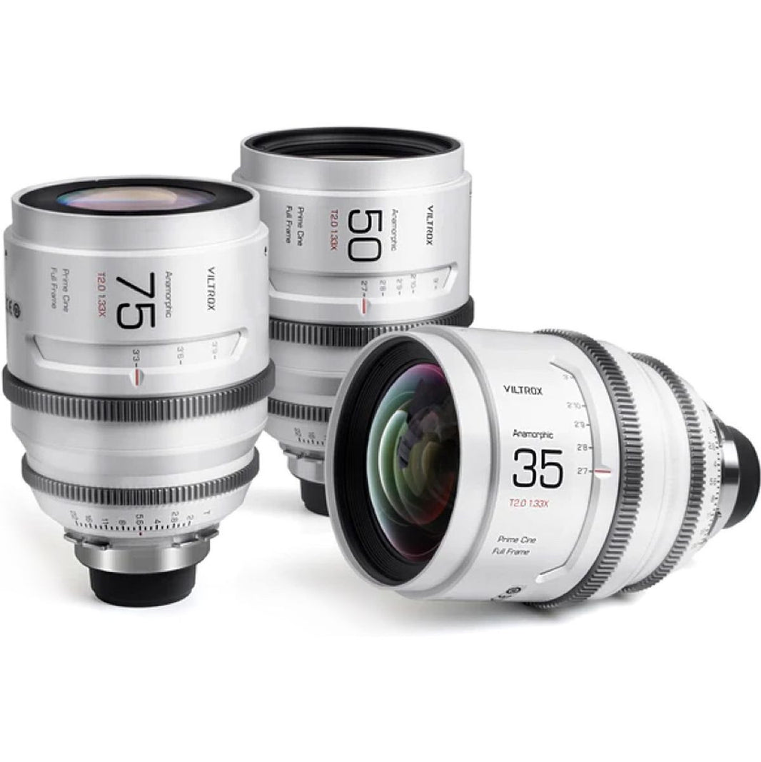 Viltrox Anamorphic Cine Set 35.50.75mm T2.0 1.33X PL Mount