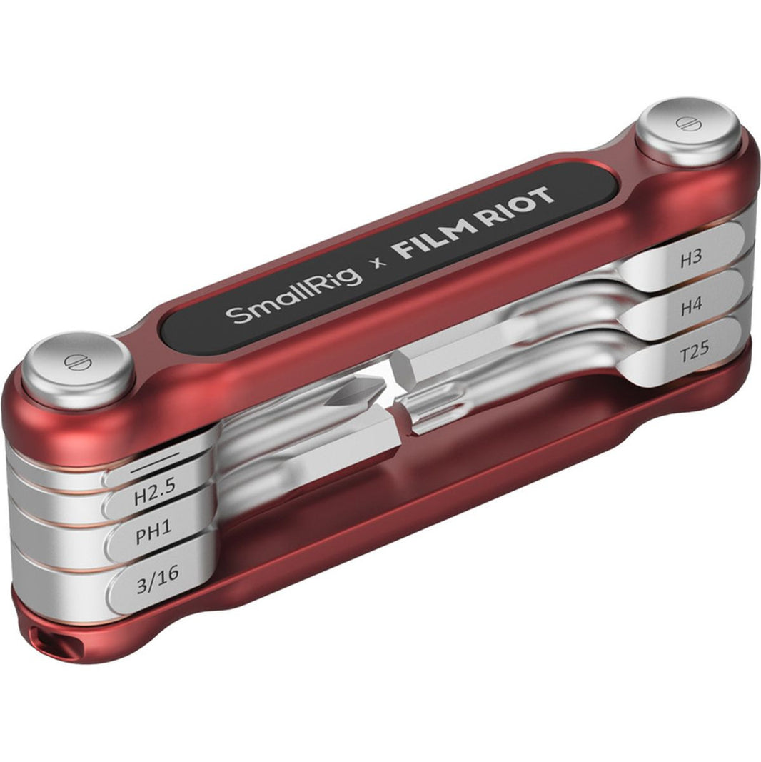 SmallRig X Film Riot 7 In 1 Detent Folding Multi Tool Kit (Red) 4811