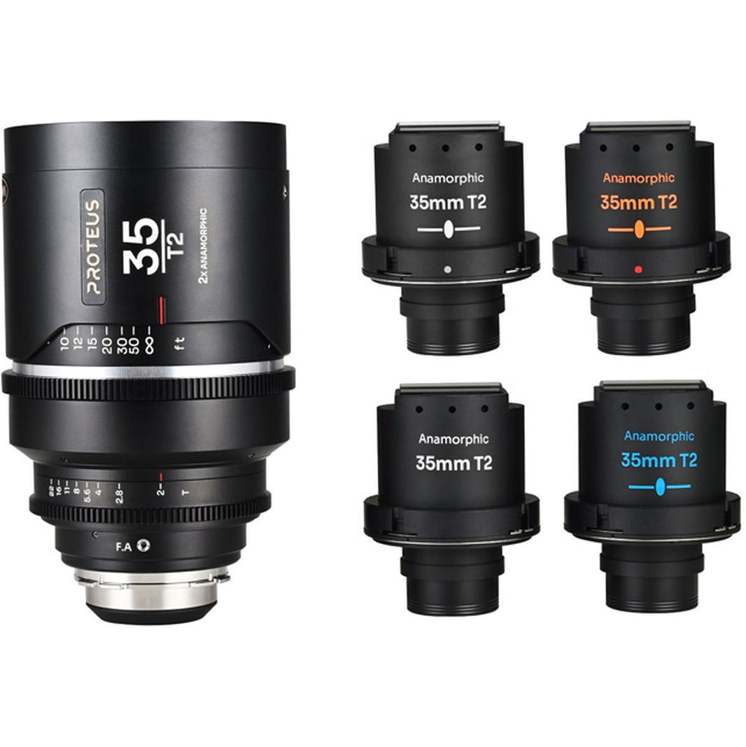 Laowa Proteus Flex 2X Anamorphic 35mm T2 (Meters) For ARRI PL (Default) + EF