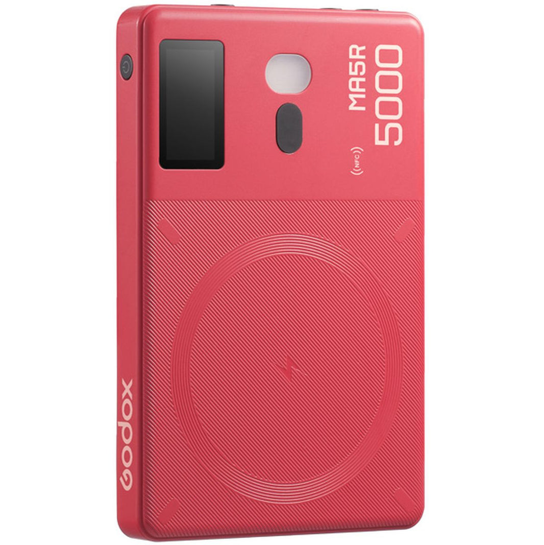 Godox MA5R Mobile Power Bank&rgb LED Light Red