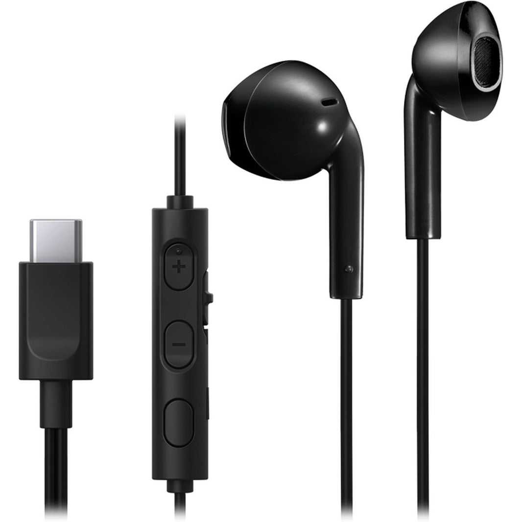 JVC Earbud mic/remote USB-C zwart
