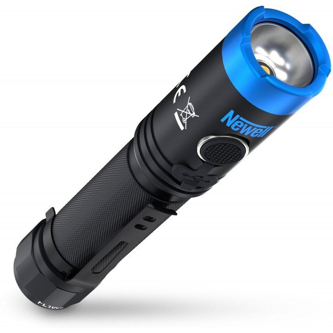 Newell FL1000 USB-C Tactical Flashlight