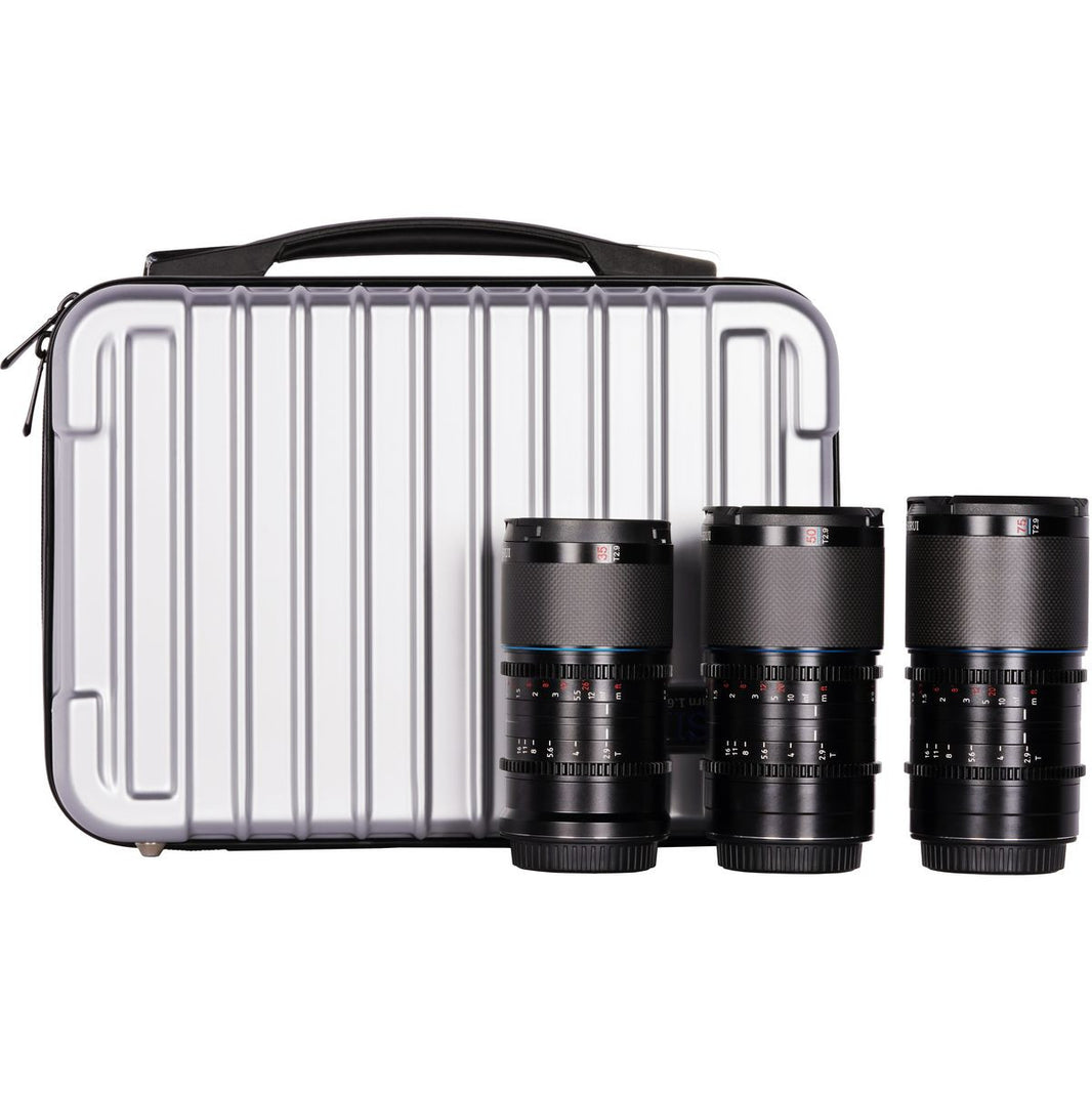 Sirui Saturn 1.6X FullFrame Anamorphic Set Z Mount (35mm 50mm &75mm Blue Flare)