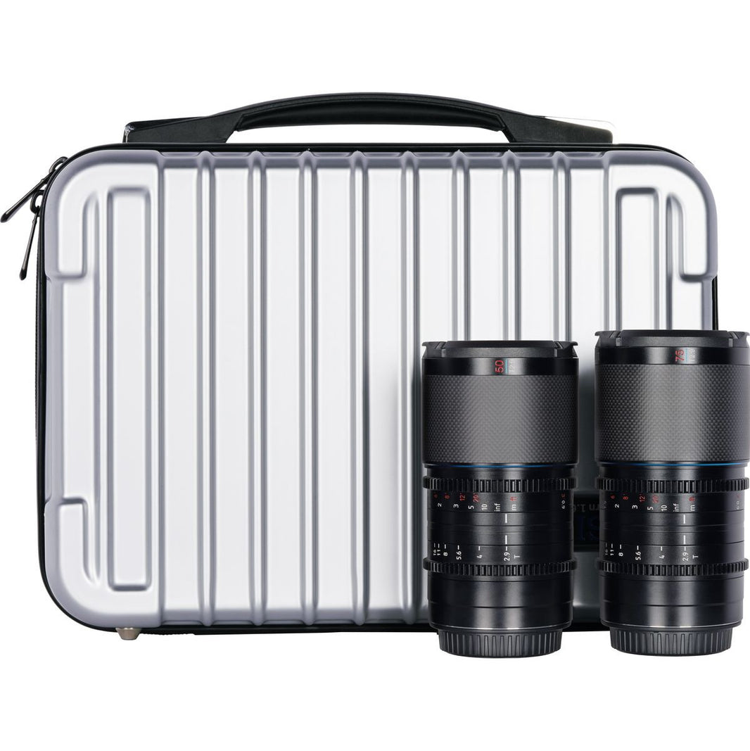 Sirui Saturn 1.6X FullFrame Anamorphic Lens Set E Mount (50MM&75mm Blue Flare)