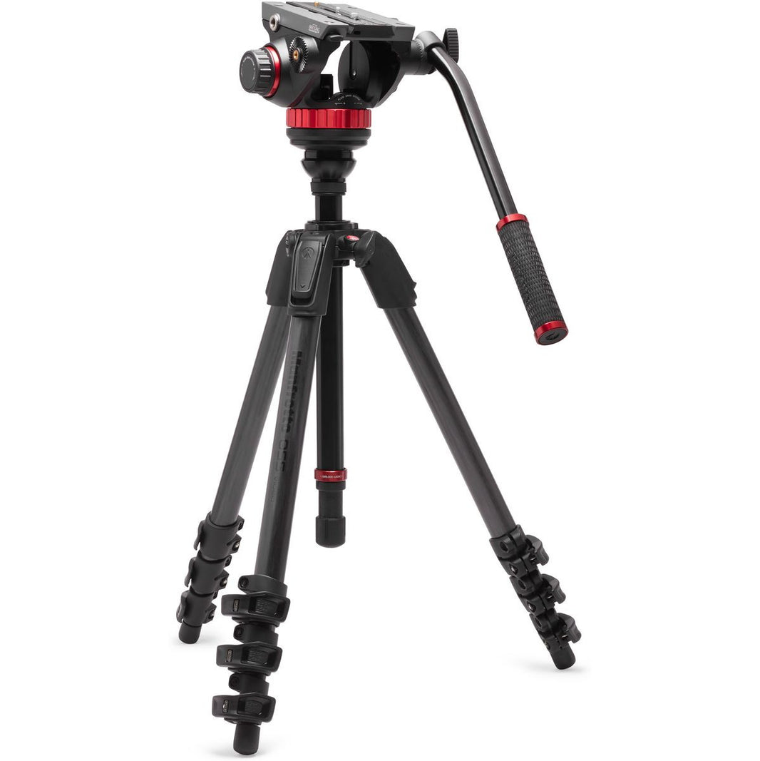Manfrotto 502 Head & 055 CF 4 Sec Video