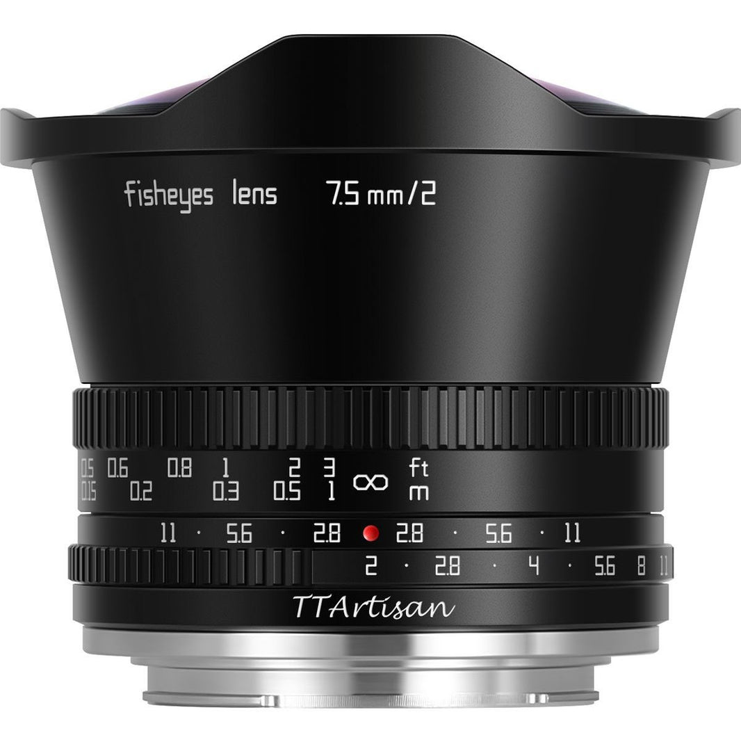 TTArtisan 7.5mm f/2.0 Sony E-Mount | APS-C Black