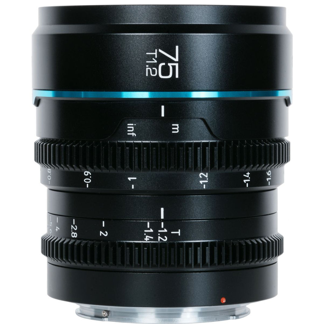 Sirui Nightwalker Series 75mm T1.2 S35 Manual Focus Cine Lens (RF Mount Black)
