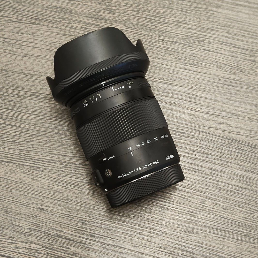 Tweedehands - Sigma 18-200mm F3.5-6.3 DC MACRO OS HSM canon