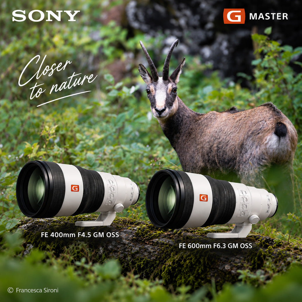 Sony FE 400mm F4.5 GM OSS en FE 600mm F6.3 GM OSS