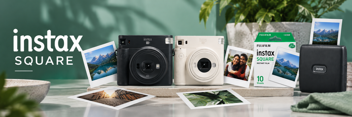 Instax Square – camera’s, printers, film en accessoires voor Square