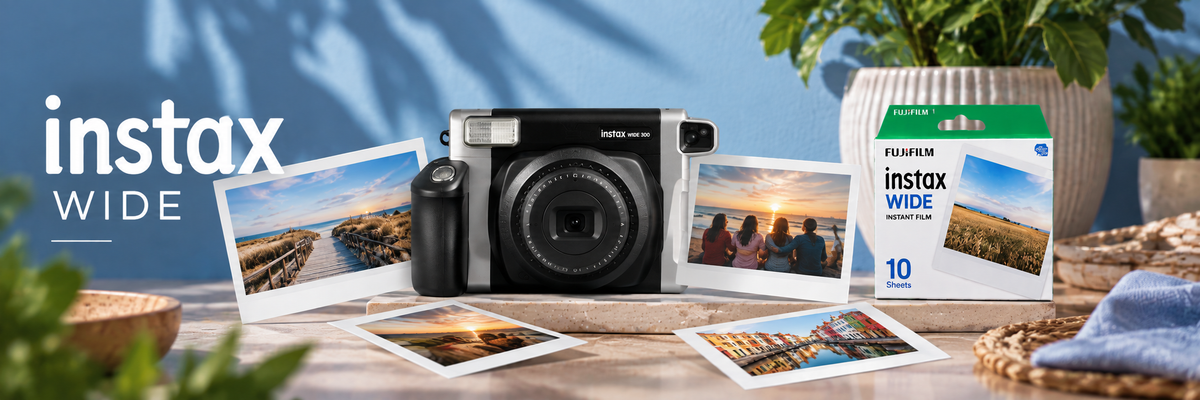 Instax Wide – camera’s, printers, film en accessoires voor Wide