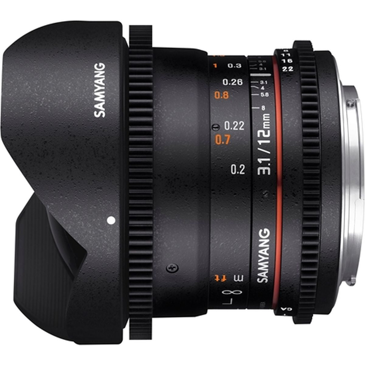 Samyang 12mm T3.1 VDSLR Fisheye Olympus 4/3