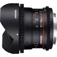 Samyang 12mm T3.1 VDSLR Fisheye Olympus 4/3