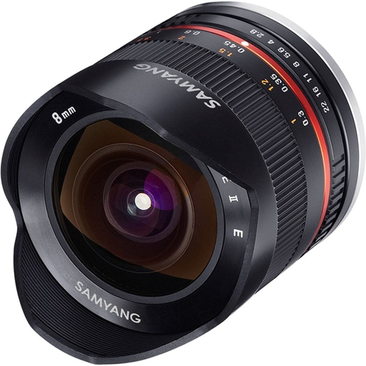 Samyang 8mm f/2.8 Fisheye II Canon M Black