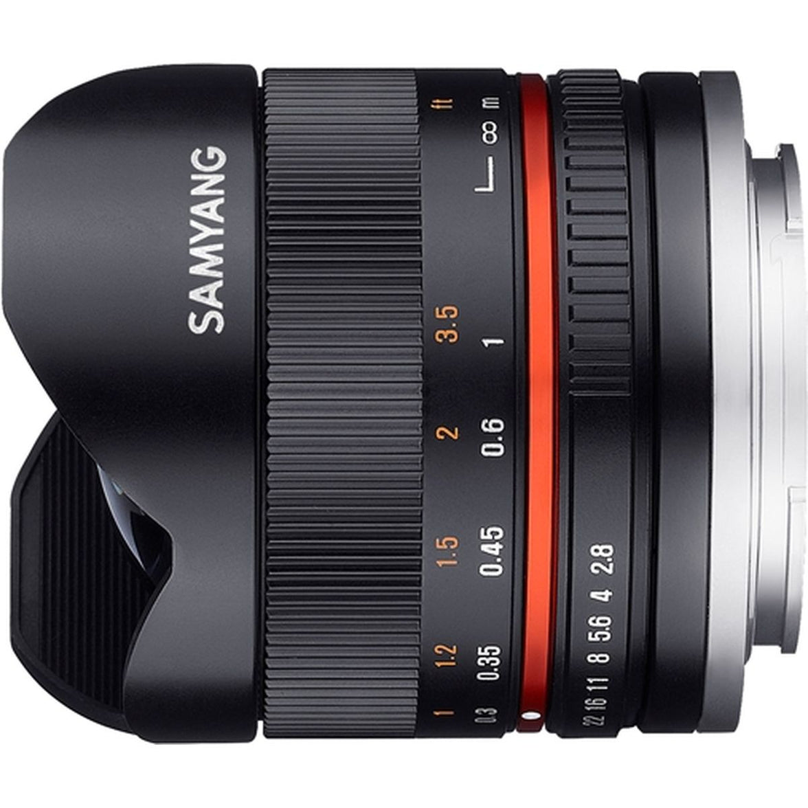 Samyang 8mm f/2.8 Fisheye II Canon M Black