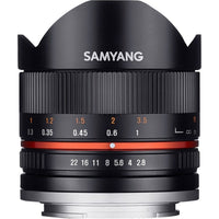 Samyang 8mm Fisheye f/2.8 CS II MC Sony E-System Black