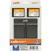 Jupio Value Pack: 2X Battery BLX-1 / BLX1 2280mAh + USB Dual