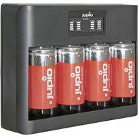 Jupio USB All-In-One Charger (AA/AAA/C/D/9V) LCD
