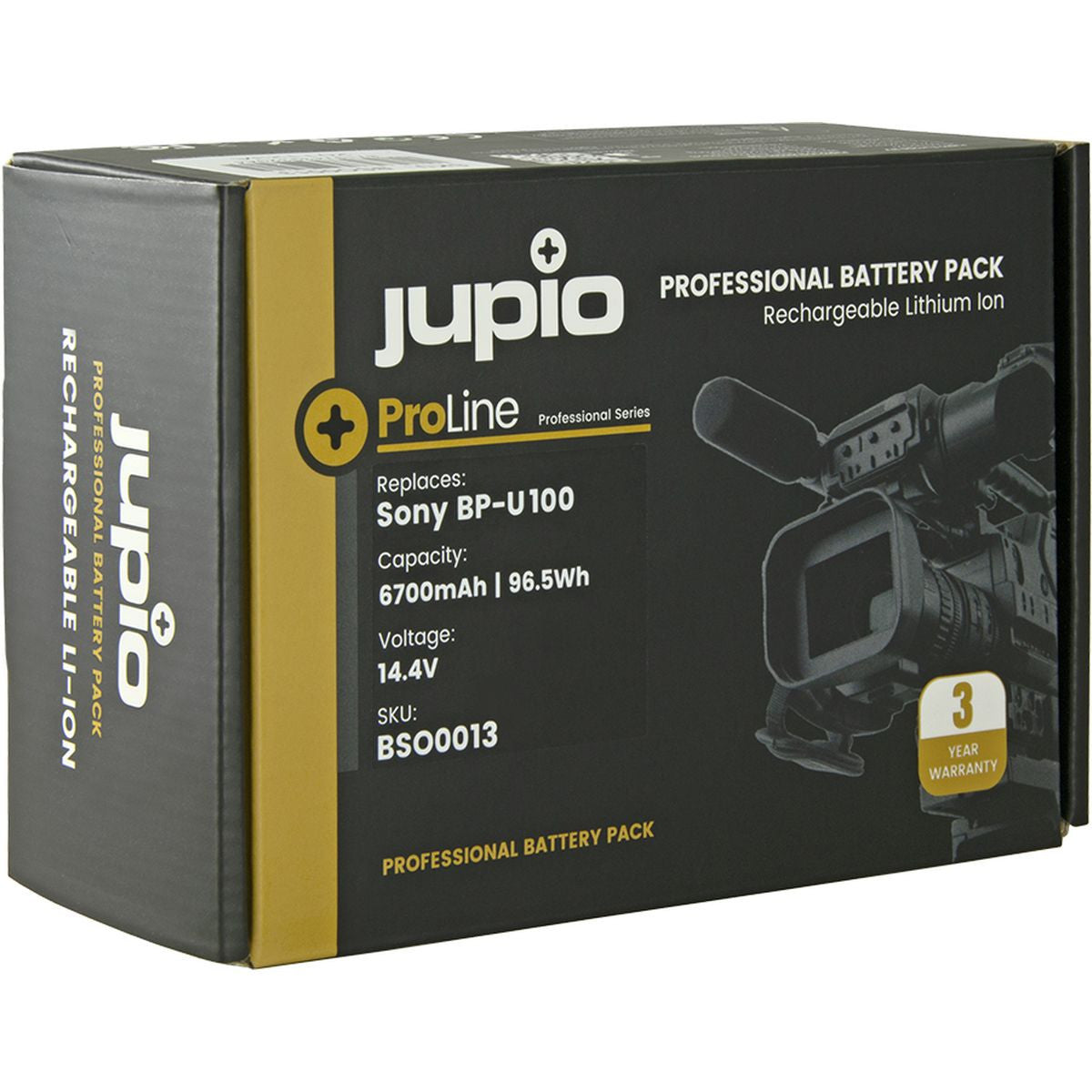 Jupio ProLine BP-U100 6700mAh/96.5WH 2X D-Tap 1X USB Output