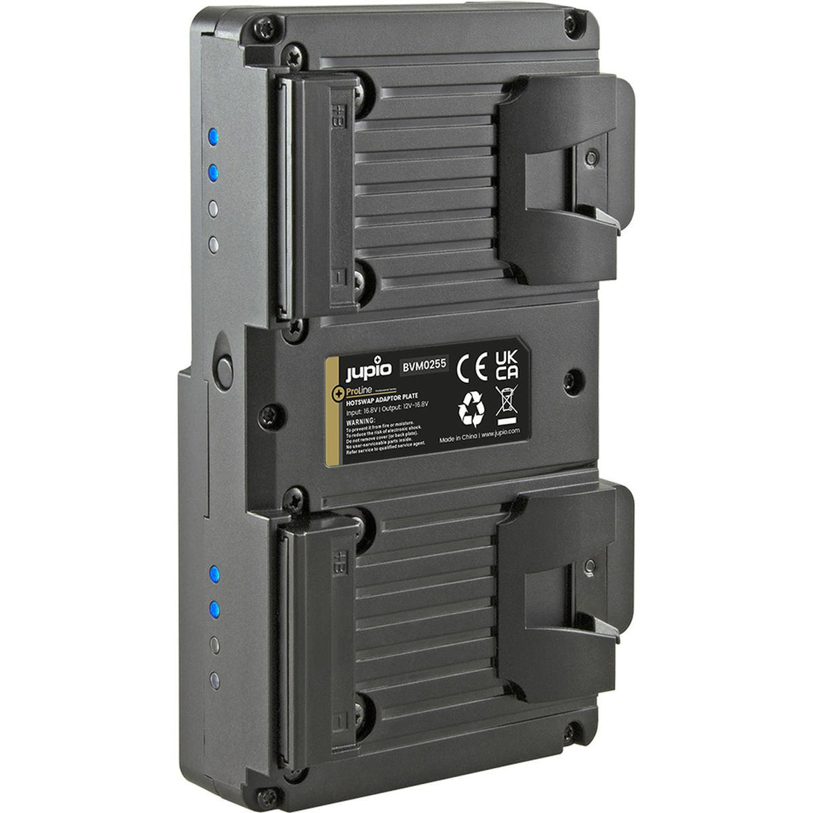Jupio ProLine V-Mount Hotswap Adapter Plate For 2X Square