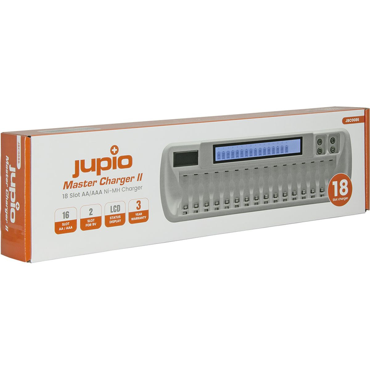 Jupio Master Charger II 16x AA/AAA