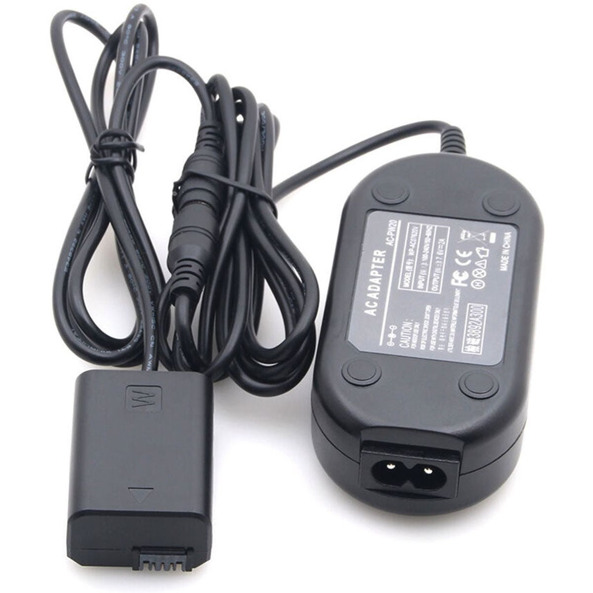 Caruba NP-FW50 Full Decoding Dummy Battery + Power Adapter