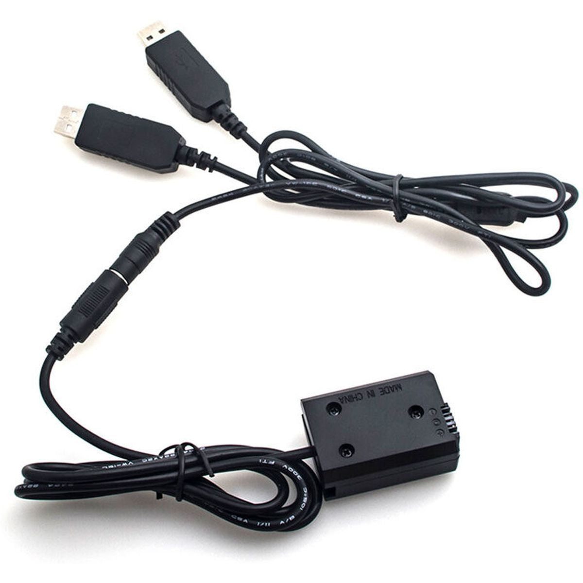 Caruba NP-FW50 Full Decoding Dummy Battery + Dual USB Cable