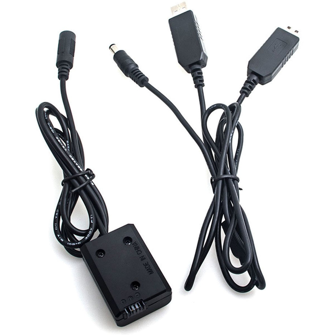 Caruba NP-FW50 Full Decoding Dummy Battery + Dual USB Cable