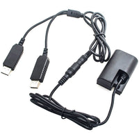 Caruba LP-E6 Full Decoding Dummy Battery +5V 2A USB Cable