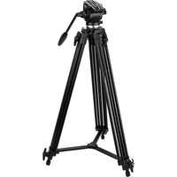 Caruba Videostar 177 Pro Videostatief + Liquid Damped Head