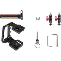Caruba Half Cage w/ Wooden Top Handle For BMPCC 4K