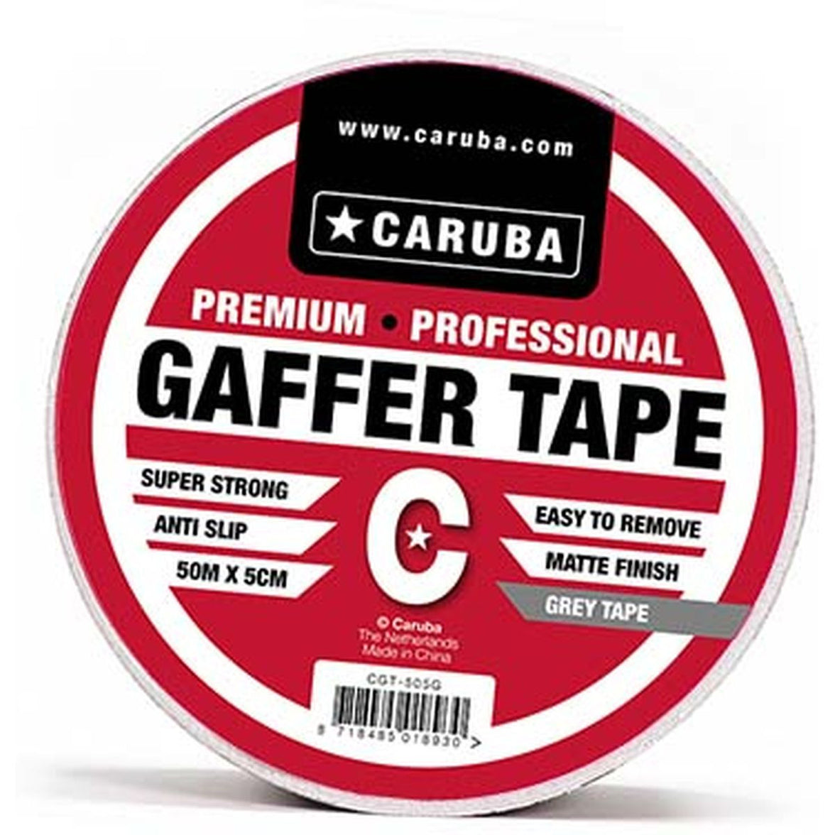 Caruba Gaffer Tape 50MTR X 5cm Grey