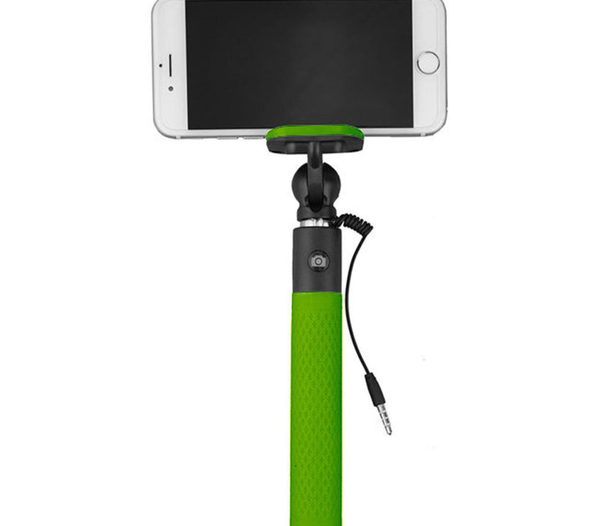 Caruba Selfie Stick Plug & Play Green
