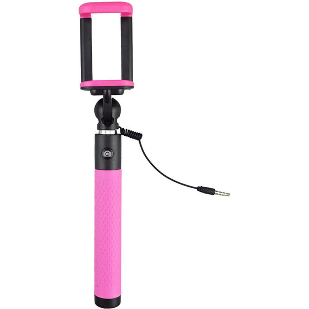 Caruba Selfie Stick Plug & Play Pink